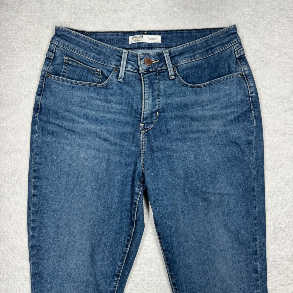 Levi's Totally Shaping Skinny Jeans Women’s Size 10 Petite - Picture 3 of 10
